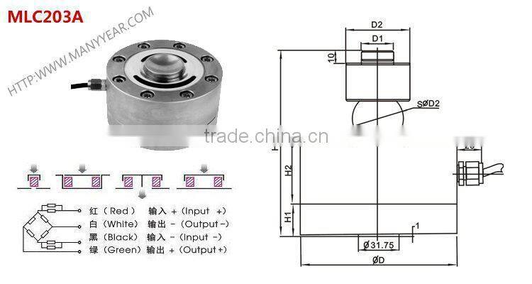 axle scale load cell ,weighing scale force sensor