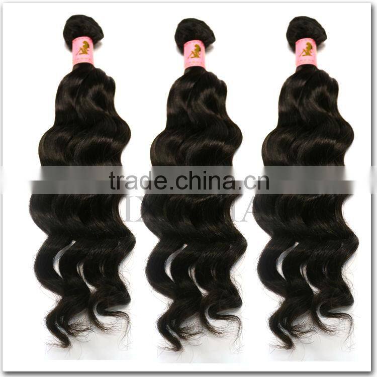 Queen Hair Products Brizilian Virgin Human Hair Extension natural wave size 10inch to 30inch available