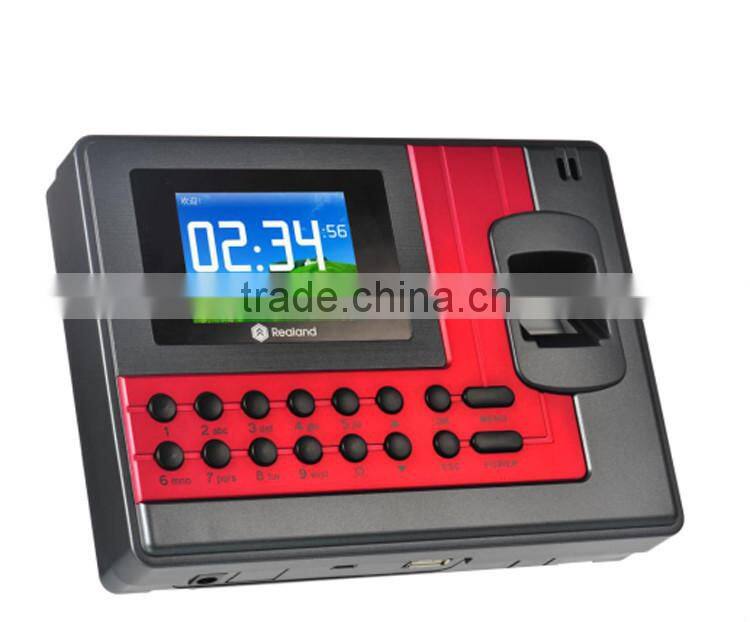 Multi-Language 2.8'' TFT display TCP/IP RFID biometric fingerprint time attendance system access control with Backup Battery