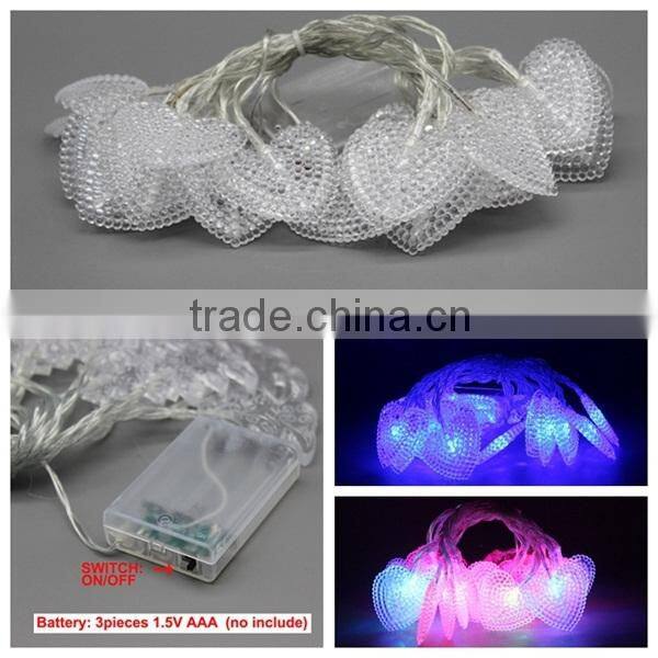 New design Holiday decoration led flower ball string light