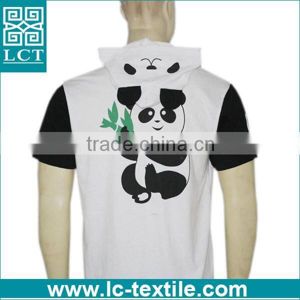 2016 New Arrival t shirt with hood for staff employee uniform