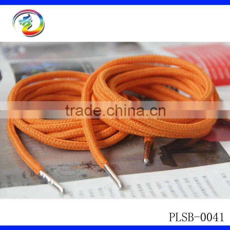 Fashion Polyester Cotton Round Shoelace