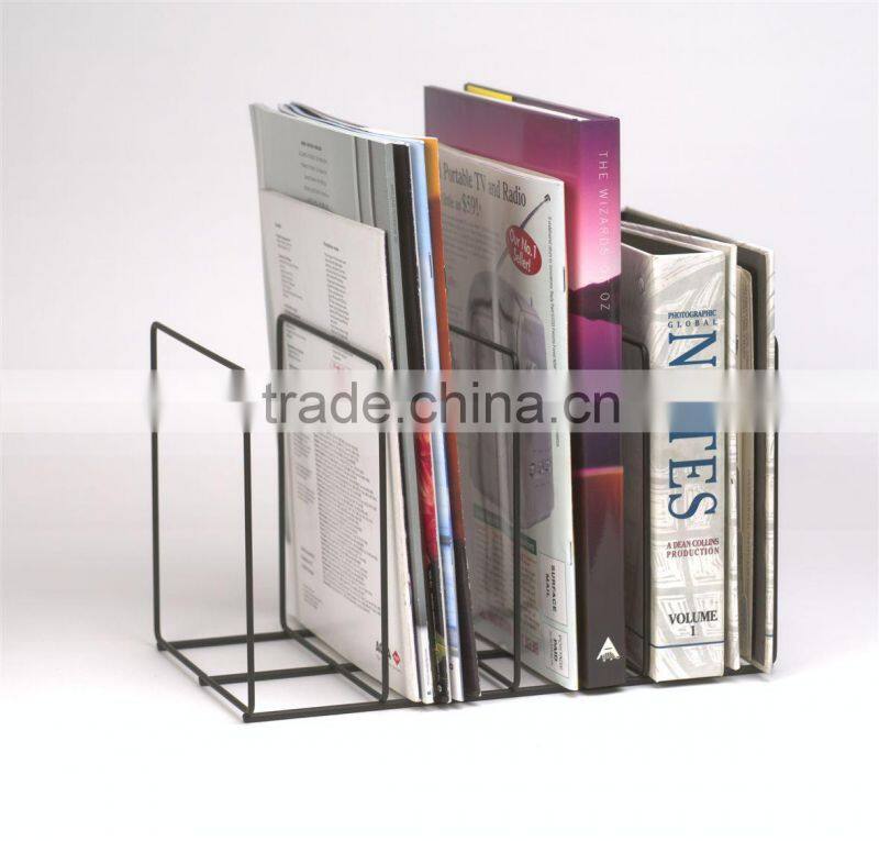 wrought iron wall magazine rack /office file rack