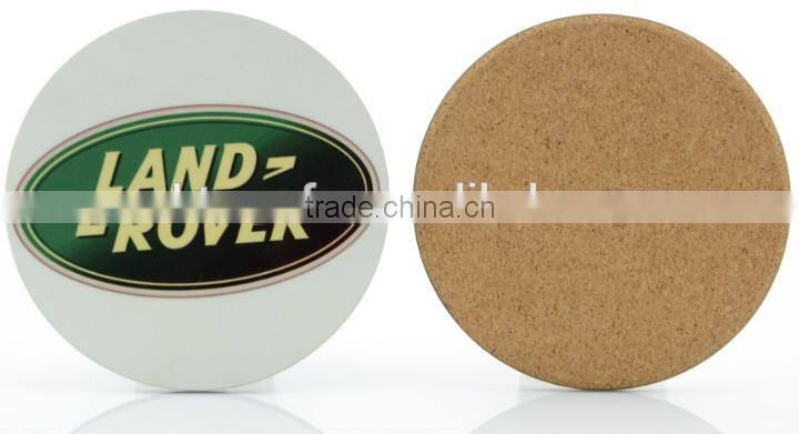 Direct factory sale great Sublimation MDF cork Coaster