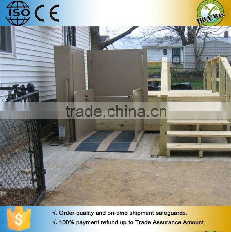 China Widely used access control accessible vertical lifts electric wheelchair