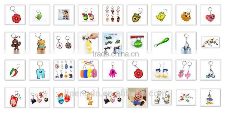 Brand new car shape pvc keychains