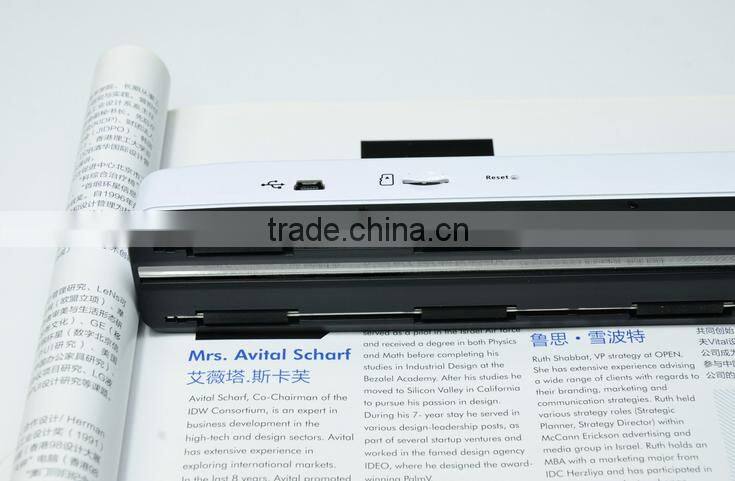 1050DPI Wireless WiFi Portable Digital Scanner with Handyscan Document Photo Receipts Books Double JPG / PDF Format TF Card