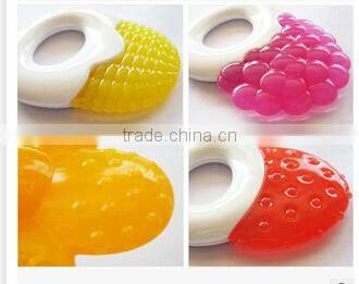 wholesale fruit shape silicone baby teether