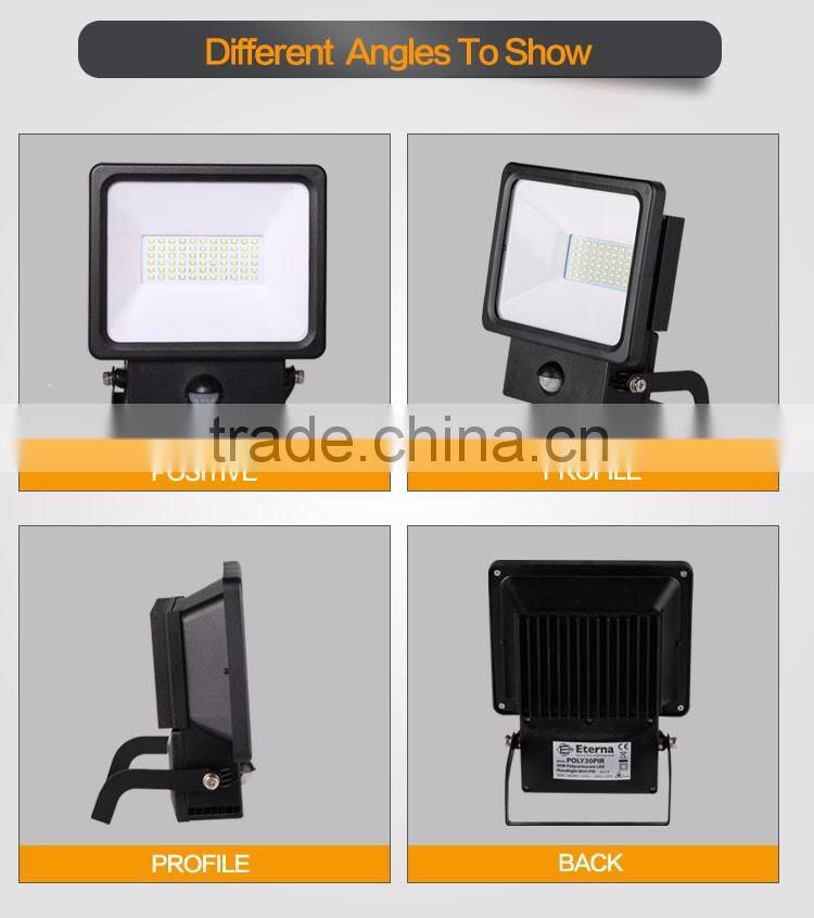 High bright 20W cranked bracket Sensor LED Floodlight