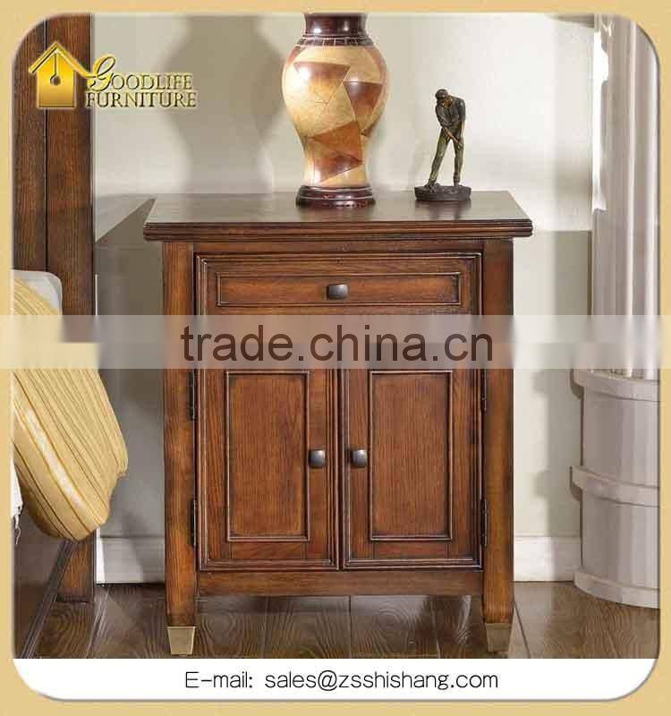 Customized Home and Hotel OAK Solid Wood Bedroom Set Furniture
