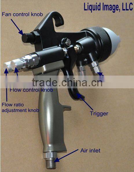 high pressure three head nozzle spray gun for chrome spray on plastic NO:SG3H