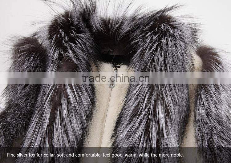 factory sale animal fur mink vest fox fur vest for ladies