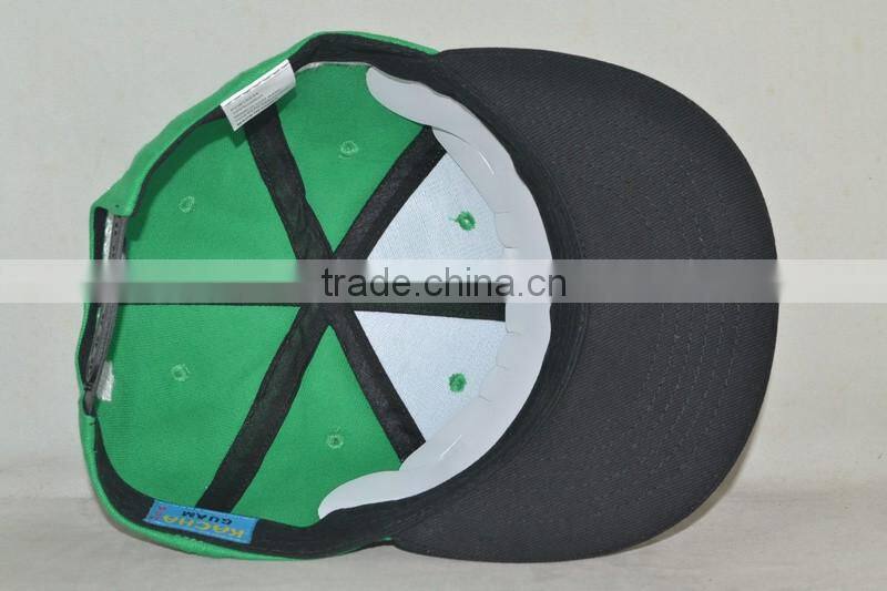 Guangzhou chapter hat factory professional customized 100% cotton embroidery logo Flat brim hat
