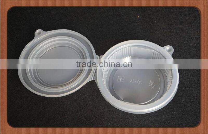 universal eco-friendly clear plastic PET blister take away food tray with cover,food container with lid