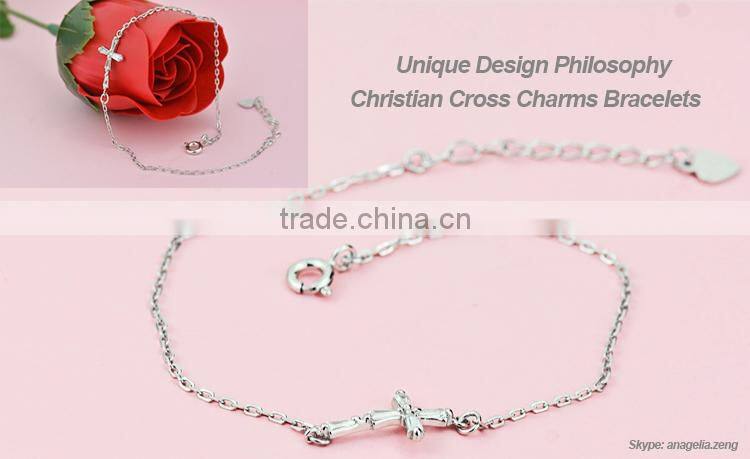 Wholesale 925 sterling silver cubic zirconia bracelets, wholesale jewelry for women manufacturer