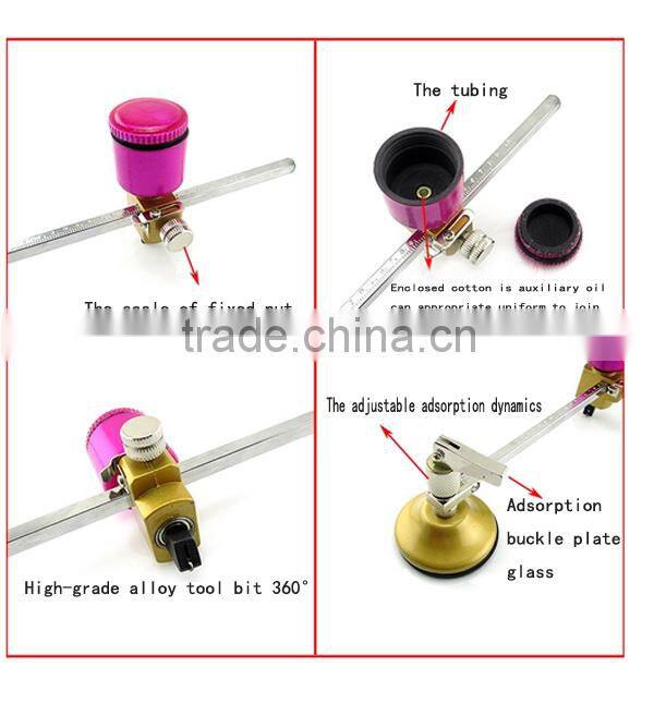 Long Adjustable Compasses Type Glass Circle Circular Cutter circular glass cutter