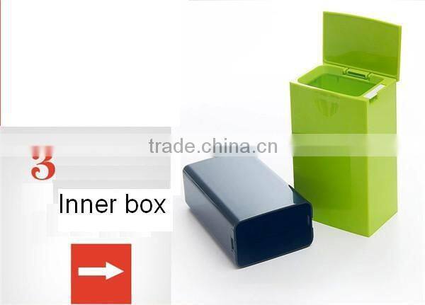 Eco-friendly PP household plastic trash can custom plastic bins