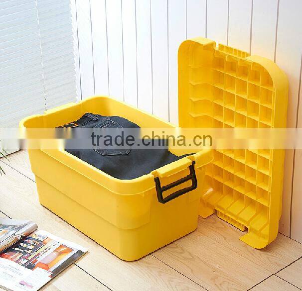 New arrival PP Eco-Friendly Folding Stocked keyway plastic storage box