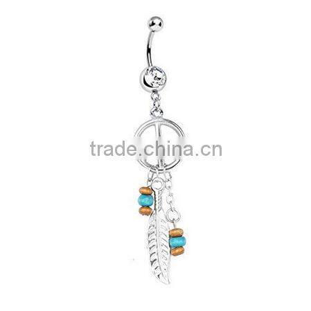 Gem crystal jeweled body piercing jewelry free belly button rings twister belly button ring navel belly ring