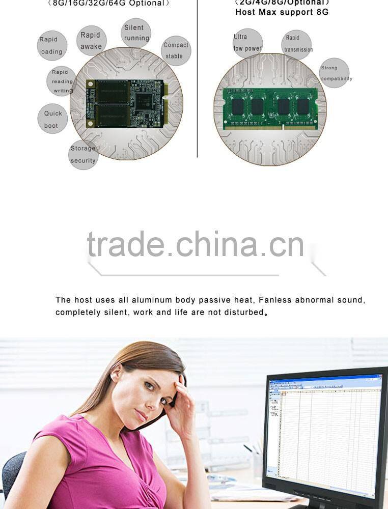 2*Lan Intel J1900/J1800 NANO Quad Core computuer USB 3.0 MiNi Home computer