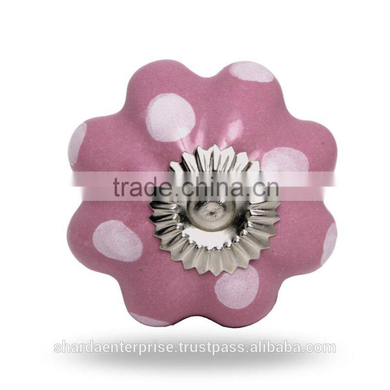 Acrylic Green Dice Colourful Knob