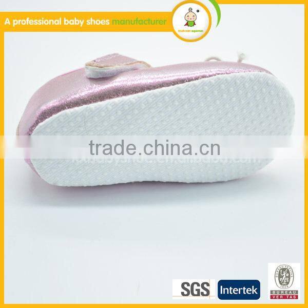 High quality lovely baby girl pu leather shoes cheap fancy beautiful baby girl leather school shoes