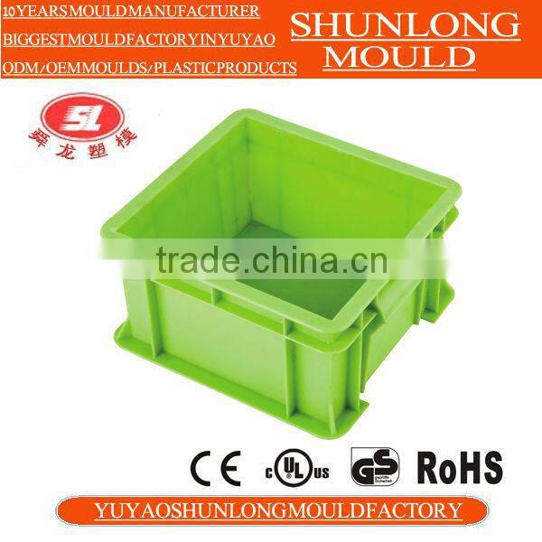 Yuyao Shunlong high quality HDPE/PP stackable plastic box mould