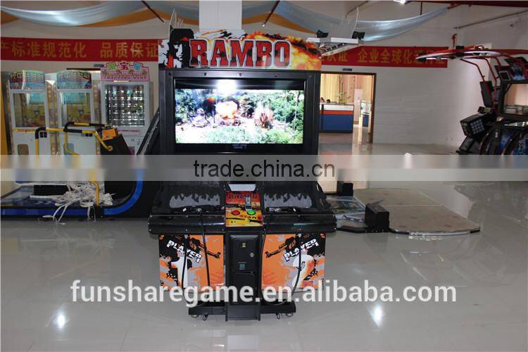 2015 Shooting Game Machine Rambo Arcade Machine Electronic Shooting Game