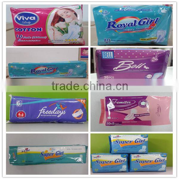 women comfortable sanitary napkin sanitary pads with negative ,OEM sanitary napkin in china