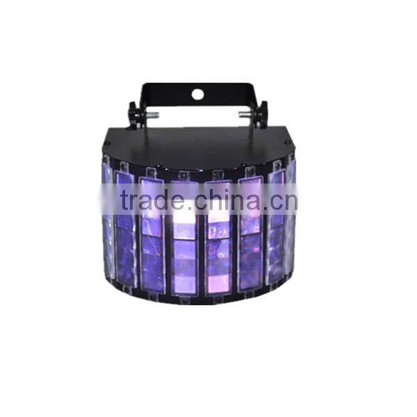 9pcs*1W 9-Colors LCD DMX butterfly magic Party led light