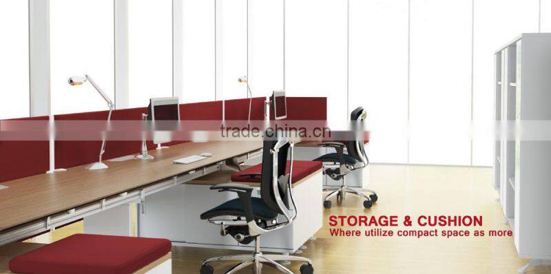 Wooden modern executive office desk manager table with cabinet(FLX-Series)