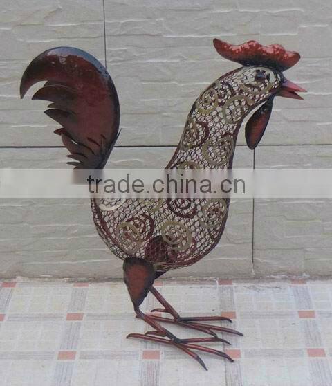 cast iron status chicken table top decorations