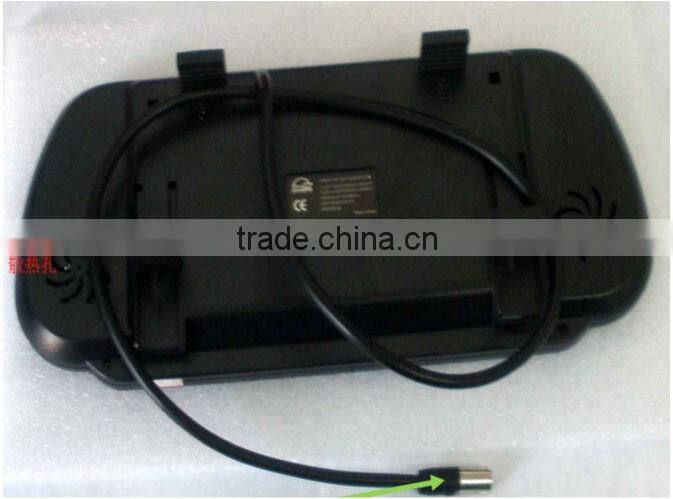 7 "car monitors rear view mirror lcd car monitor screen