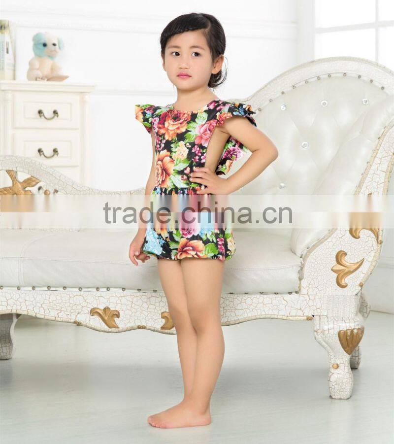 Wholesale price high quality baby girl romper bubble romper boutique clothing made in China