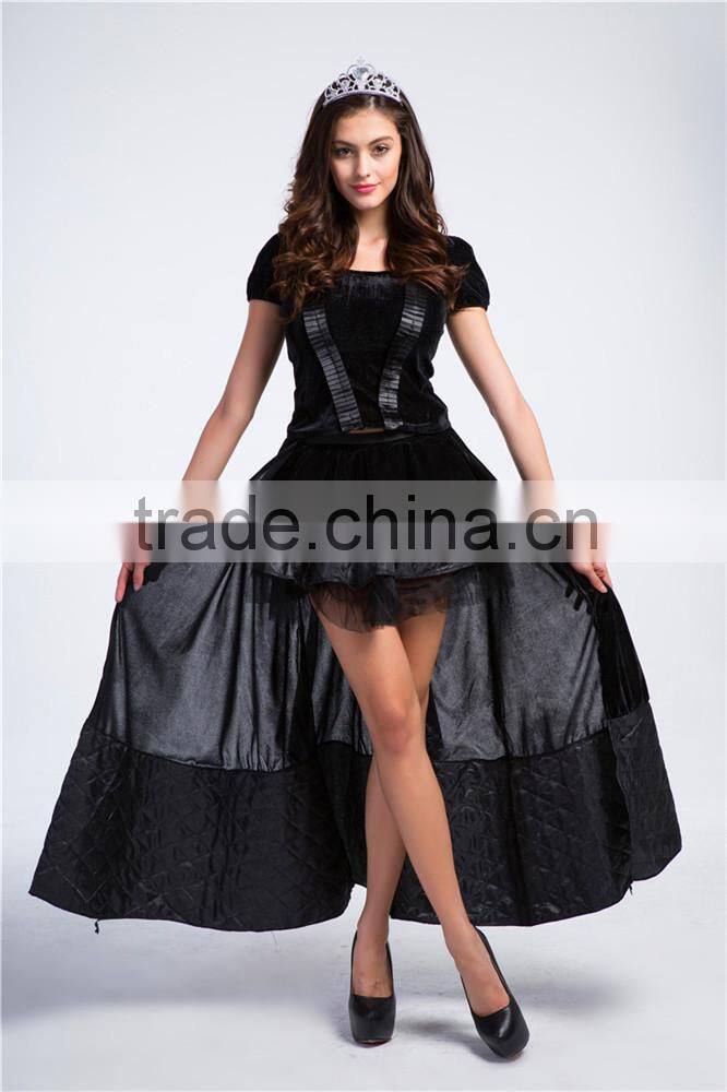New arrive Polyester and Spandex hooded ladies party wear gown
