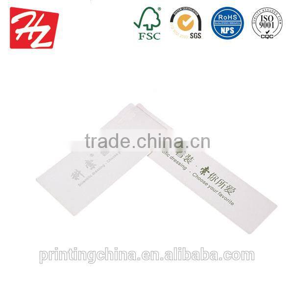 Professional jeans hang tags in Dongguan factory