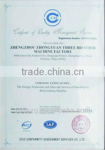 ISO certification 40 chromium mould hollow block making machine company