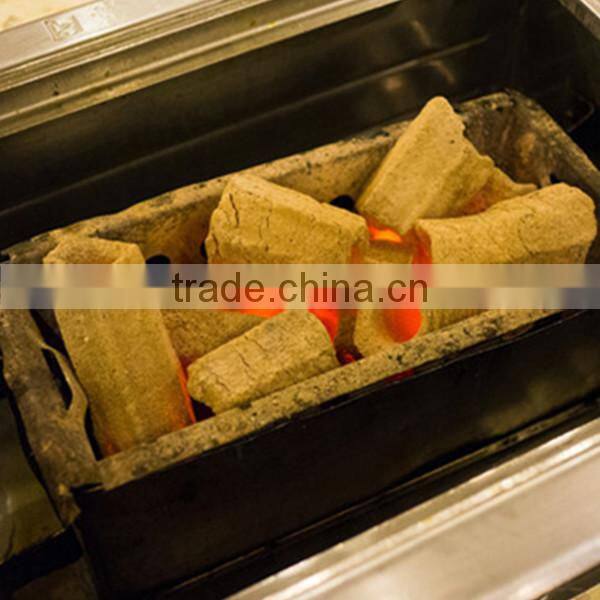 High capacity and no any binder wood sawdust barbecue charcoal briquette machine