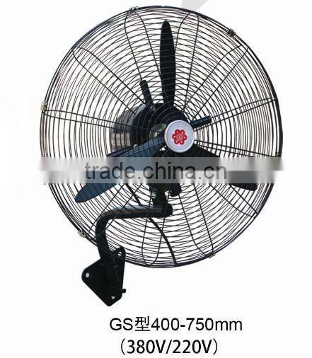 China cheap high efficiency wall-mounted ventilation fan for workshops with CE