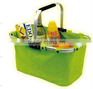 Insulated Fabric Folding Shopping Basket(Topasaian1)