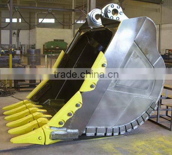 High quality Excavator parts rock bucket for SK100
