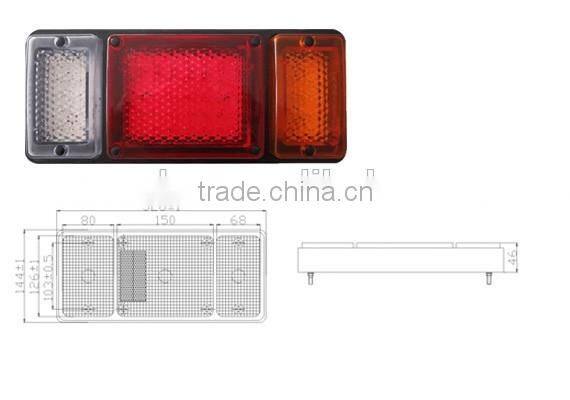 24V LED Low Power Truck Tail Lamps for Sales