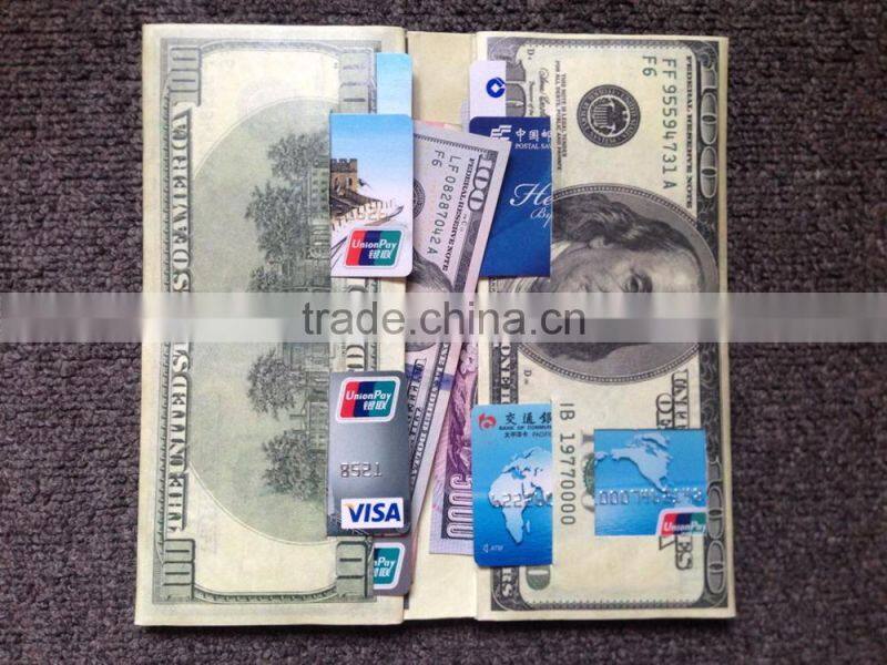 USA DOLLAR tyvek paper clutch wallet