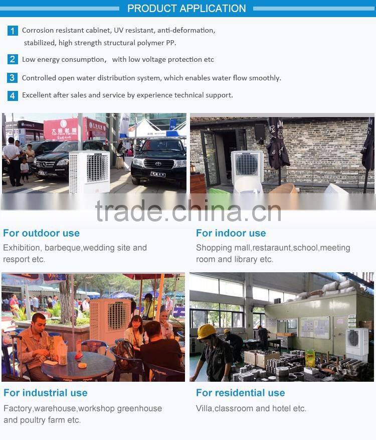 OUBER air cooler high quality industrial installed 18000m3/h air coolers