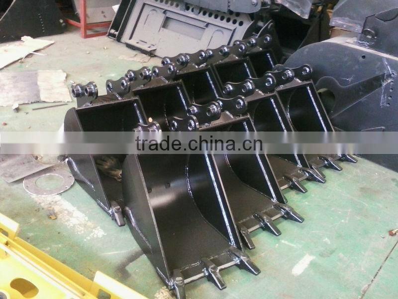 bucket for skid steer loader, backhoe loader, wheel loader, bohcat bucket, bucket, bobcat attachments