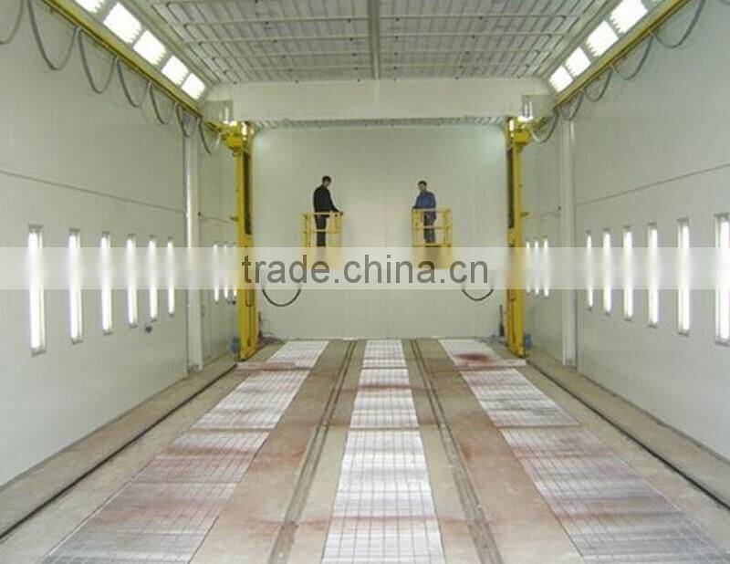 Infrared Bus Painting Room Large-scale Electrical Spray Booth For Sale 14m Length