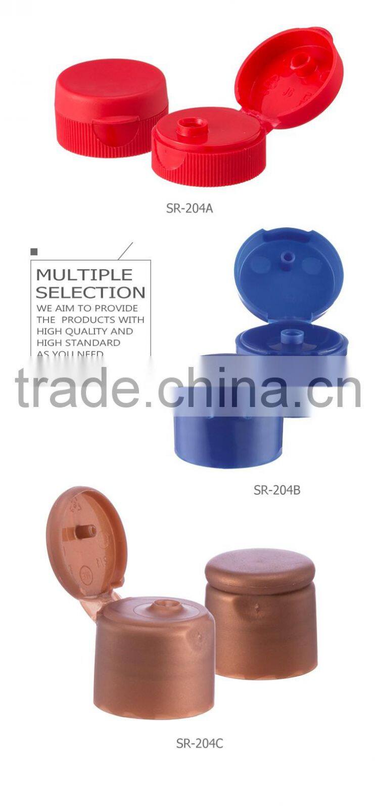 Wholesale China products promotional special custom logo flip off cap/ aluminum cap