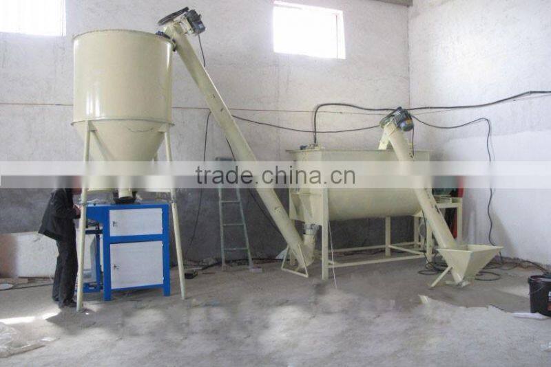 1.5T/H horizontal dry mortar mixer production line