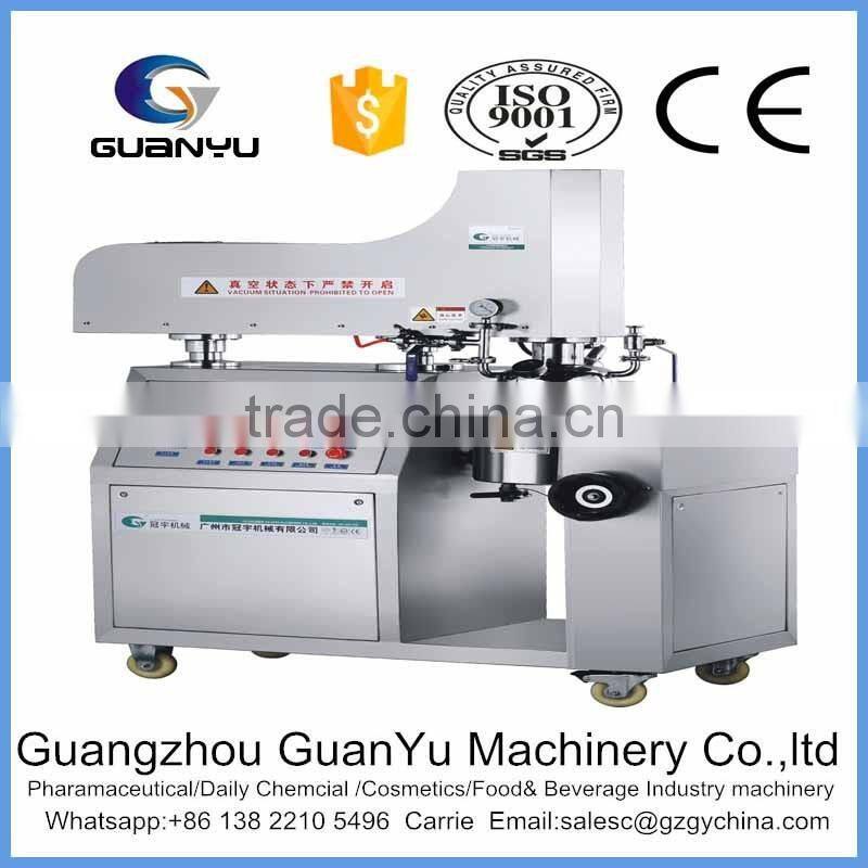 Chinese small capacity electric heated vacuume emulsifying mixer for laboratory use