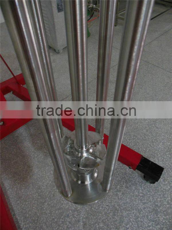 4.0kw Portable high shear liquid/ cream homogenizer with red hanger